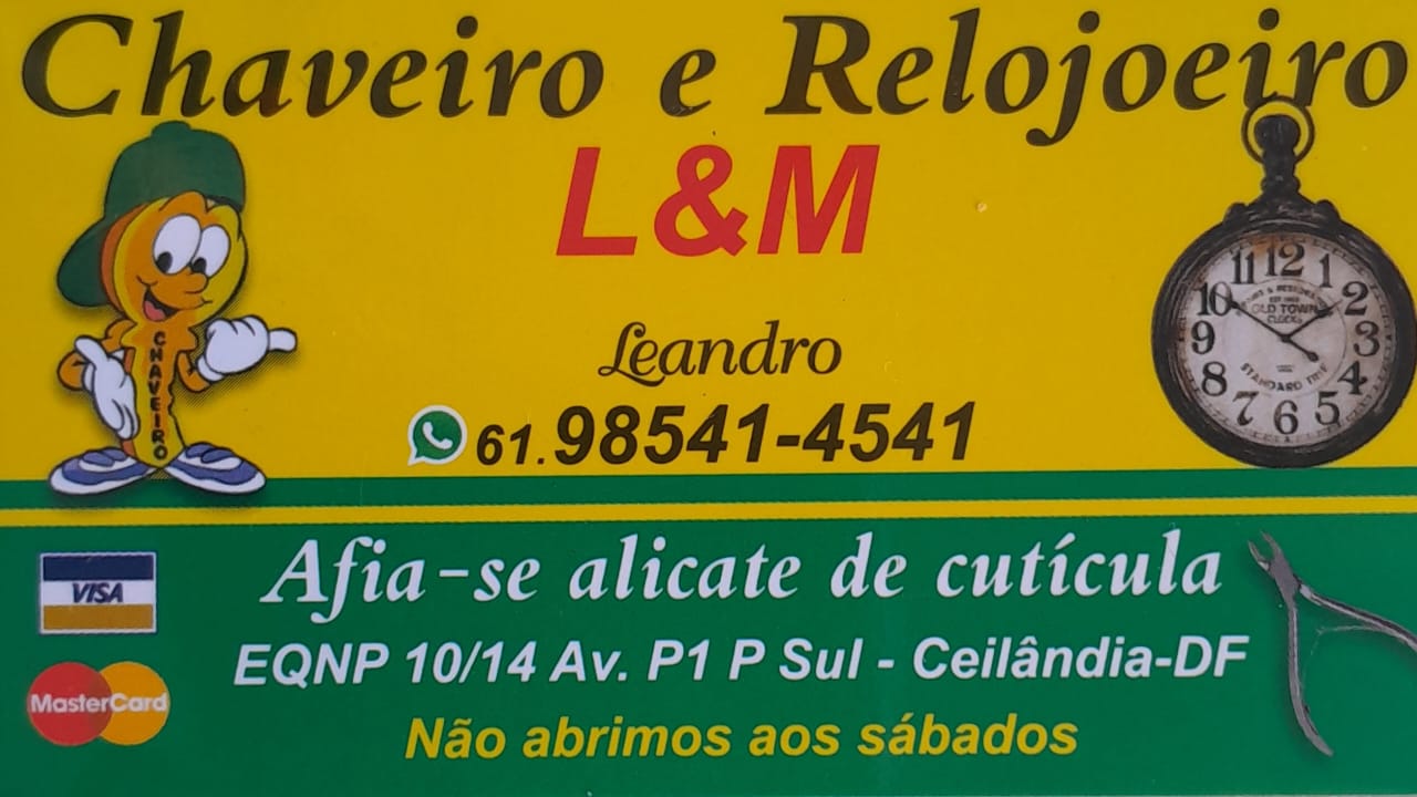 L&M CHAVEIRO E RELOJOEIRO