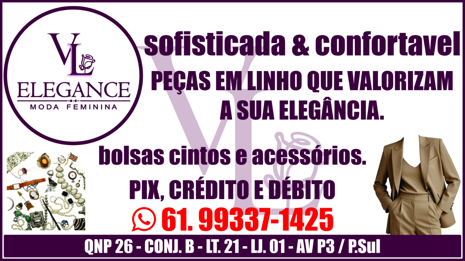 VL ELEGANCE MODA FEMININA